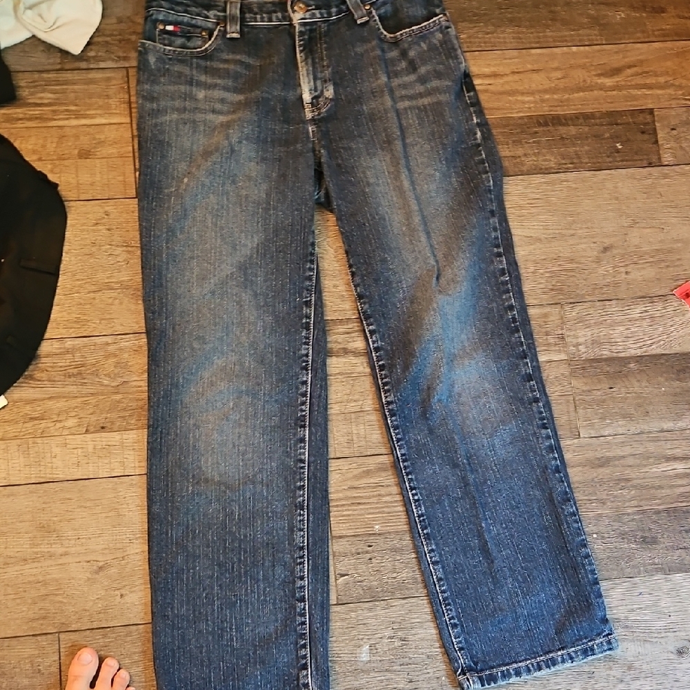 Tommy Hilfiger Blue Straight Jeans Classic Style. Womens Size 4. Pre Loved